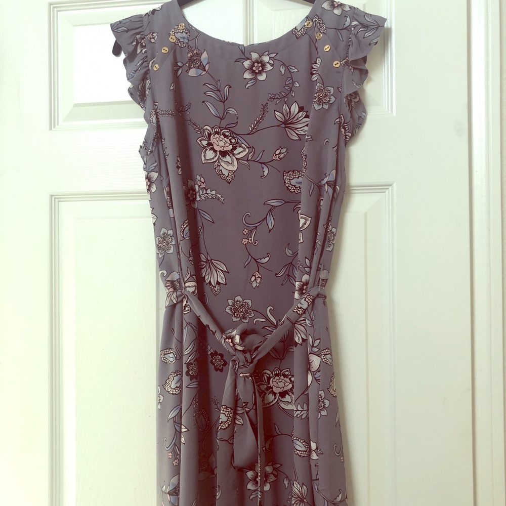 Loft lavendar floral dress